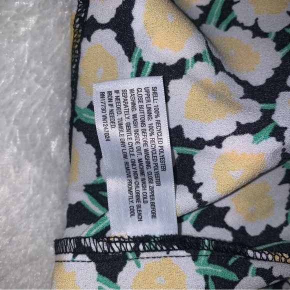 DVF Target 90s Shift Poppy Yellow Mini Dress - Picture 13 of 13